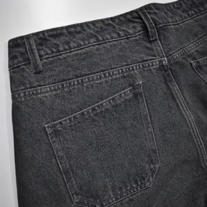 Base Blue Cotton Denim Cargos Manufacturer