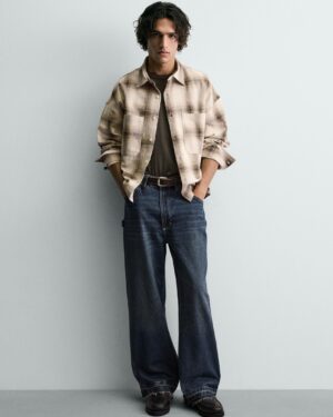 High Comfort Jute Cotton Chex Shirt