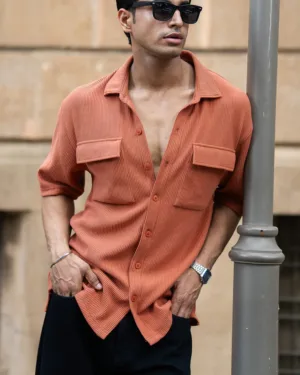 Russet Shirt With Pockets