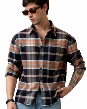 Exclusive Checked Full Sleeve Plaid Shirt for Men | AB_TB_492