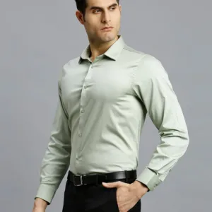 Collar Plain Shirt - Pista