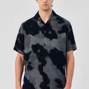 Stylish Box Fit Abstract Viscose Shirts for Men