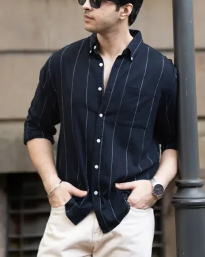 Wine Structured Shirt With Pockets