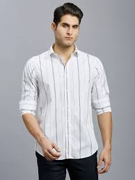 String Stripe White Shirts – Clean & Modern Classic