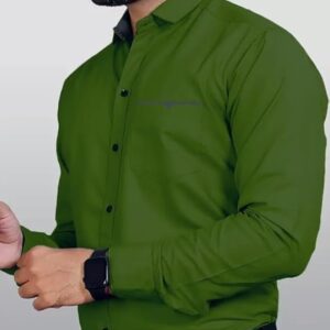 Peach Microchecks Oxford Shirt