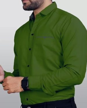 Peach Microchecks Oxford Shirt