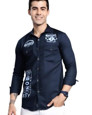 Natural Linen Double Pocket Shirt