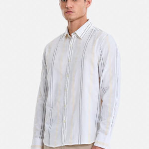 100% Cotton Regular Fit Stripes Shirts – Classic & Comfortable Everyday Wear