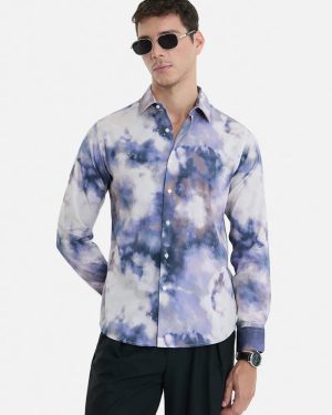 100% Cotton Tie & Dye Satin Shirts – Trendy & Premium Statement Style