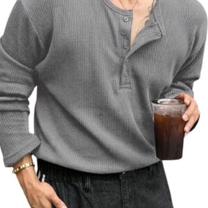 Grey And Black Structured Striped T-Shirt