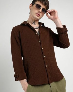 Premium Linen Blend Embroidered Shirts | Box Fit Trend
