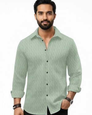 Olive Denim Overshirt