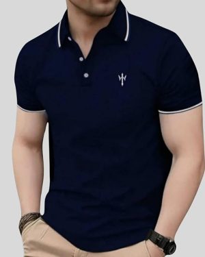 Multicolour Striped Polo T-Shirt