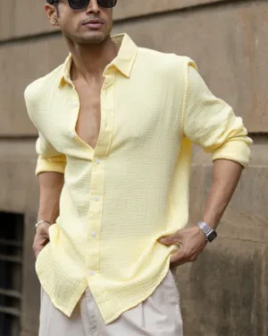 Yellow Lightweight Cotton Shirt