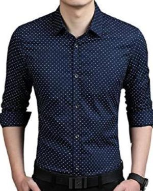 Navy Blue Pocket Oversize Shacket Drop Shoulder Shirt