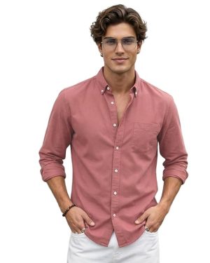 Dusty Rose Lightweight Cotton Shirt