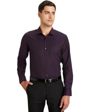 Pure Cotton Spread Collar Shirt