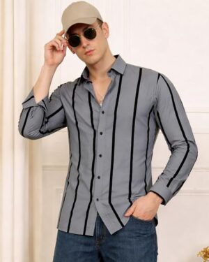 Premium Stretch Knitted Shirts for Men – Smart Casual Fit