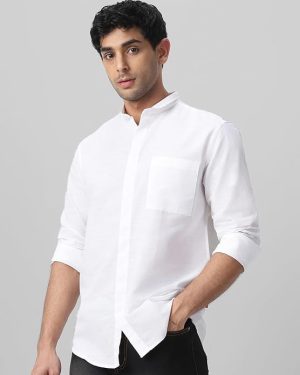 Oversized Box Fit Stretch Shirts for Men