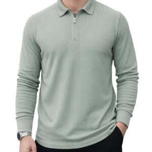 Men’s Ribbed Polo T-Shirt | Premium Slim Fit Casual Wear