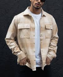 Light Beige Structured Regular Fit Full Sleeves Shirt