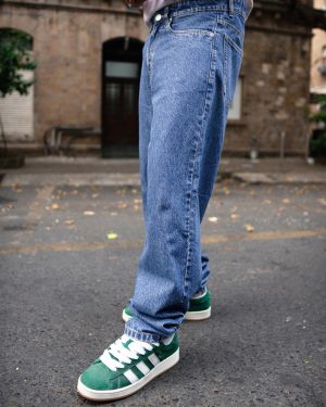 Blue Baggy Fit Jeans