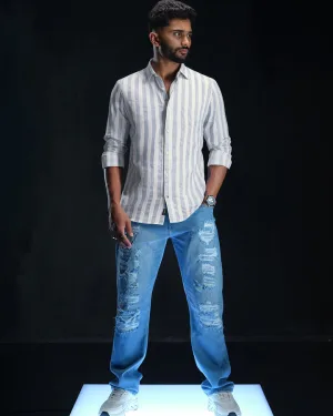 Classic Stripes Shirts for Men | Regular Fit Comfort