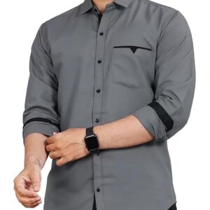 Quads Line Grey Shirts – Modern Minimal & Stylish Look