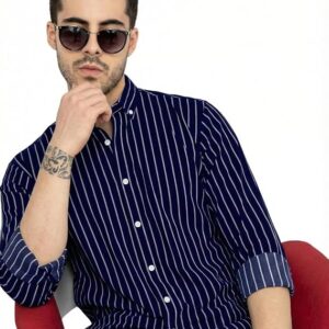 Premium Stripes Shirts for Men | Regular Fit Comfort