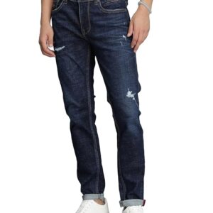 Dk Blue 5 Pocket Low-Rise Ankle Length Jeans
