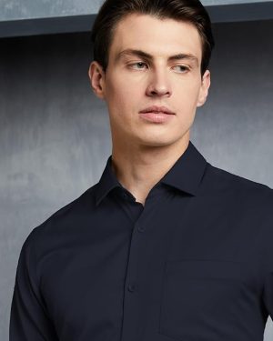 Navy And Pine Stripe Shirt