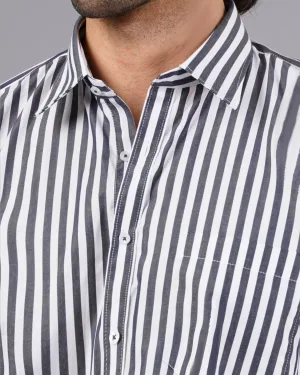 Grey Stripe Shirt