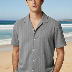 Olive Green Vertical Stripes Oversize Drop Shoulder Shirt