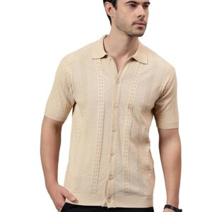 Regular Fit 100% Cotton Knitted Shirts – Soft & Comfortable Style