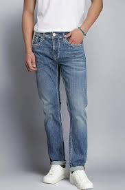 Med Blue 5 Pocket Low-Rise Ankle Length jeans