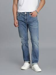 Med Blue 5 Pocket Low-Rise Ankle Length jeans
