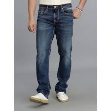 Med Blue 5 Pocket Midrise, Comfort And Straight Fit jeans