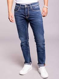 Med Blue 5 Pocket Low-Rise Ankle Length jeans