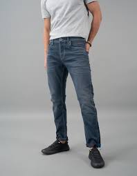 Med Blue 5 Pocket Low-Rise Ankle Length Jeans