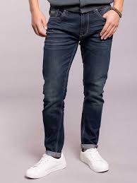 Dk Blue 5 Pocket Low-Rise Ankle Length Jeans