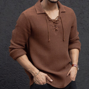 Brown Regular Fit Full Sleeves Shirt