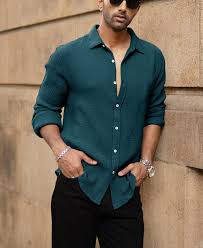 Teal Lightweight Oxford Shirt