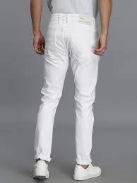 White 5 Pocket Low-Rise Ankle Length jeans