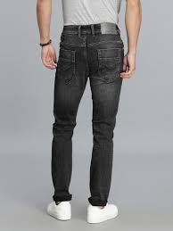Med Blue 5 Pocket Low-Rise Ankle Length Jeans