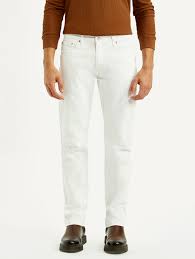 White 5 Pocket Mid-Rise Slim Straight Fit jeans