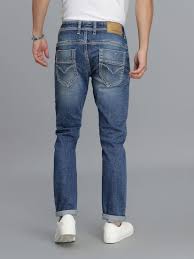 Dk Blue 5 Pocket Low-Rise Ankle Length Jeans