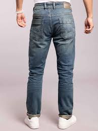 Med Blue 5 Pocket Low-Rise Ankle Length Jeans