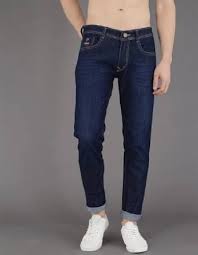 Dk Blue 5 Pocket Low-Rise Ankle Length Jeans