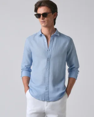 Blue Linen Shirt
