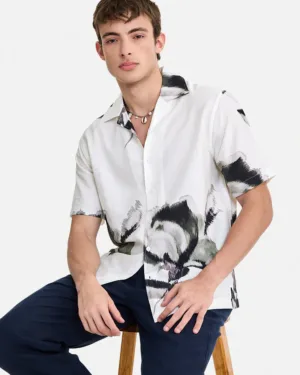 Box Fit Floral Shirt